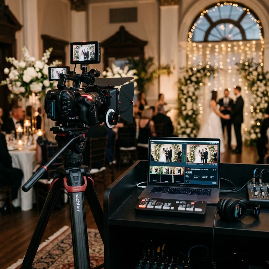 Multi-camera livestream production of a Jacksonville event
